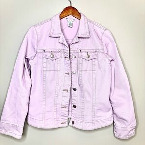 Cabi Lilac Purple Denim Jacket